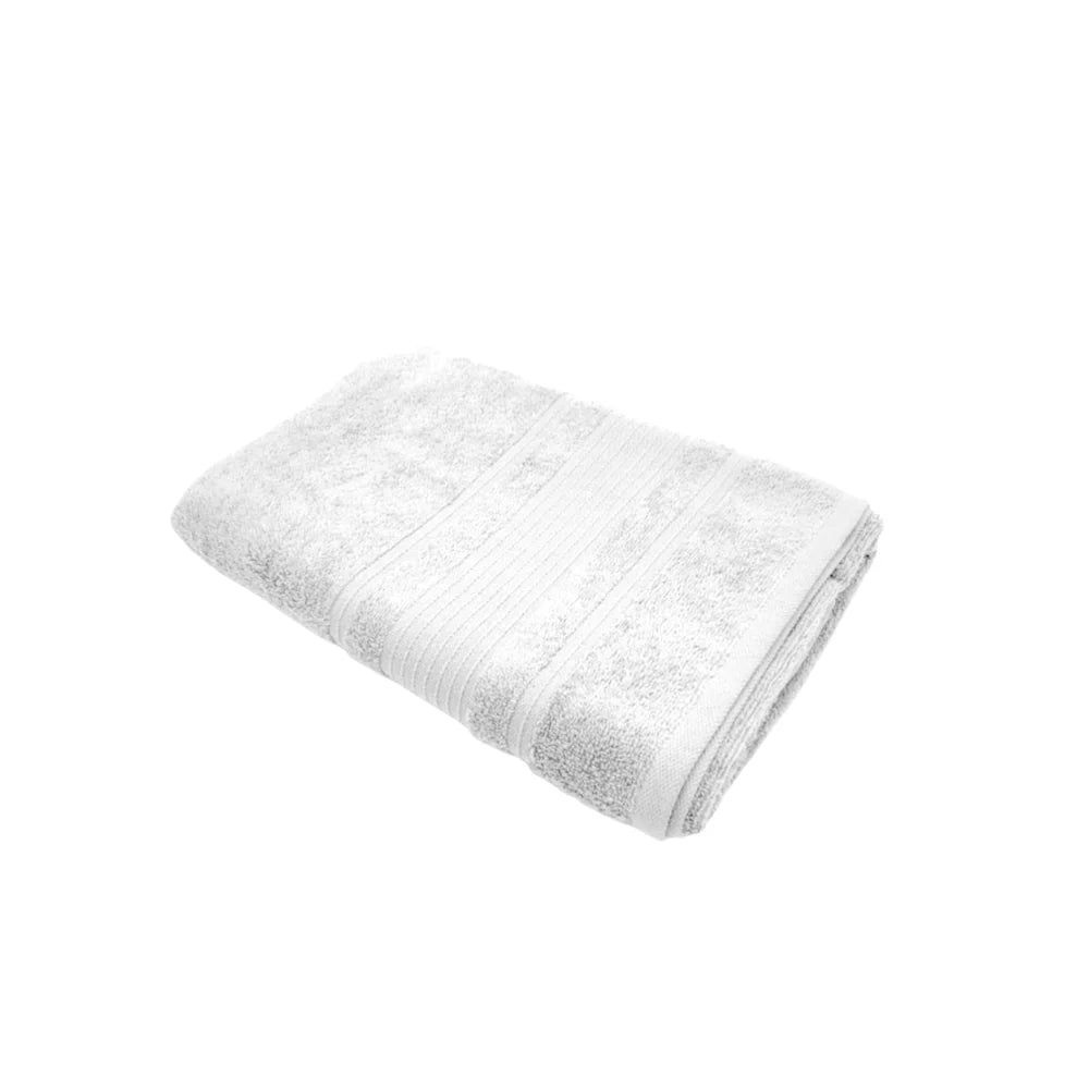 BYFT Home Aura Cotton Towel White Luxury - Soft, Absorbent, Quick-Dry, 550 GSM