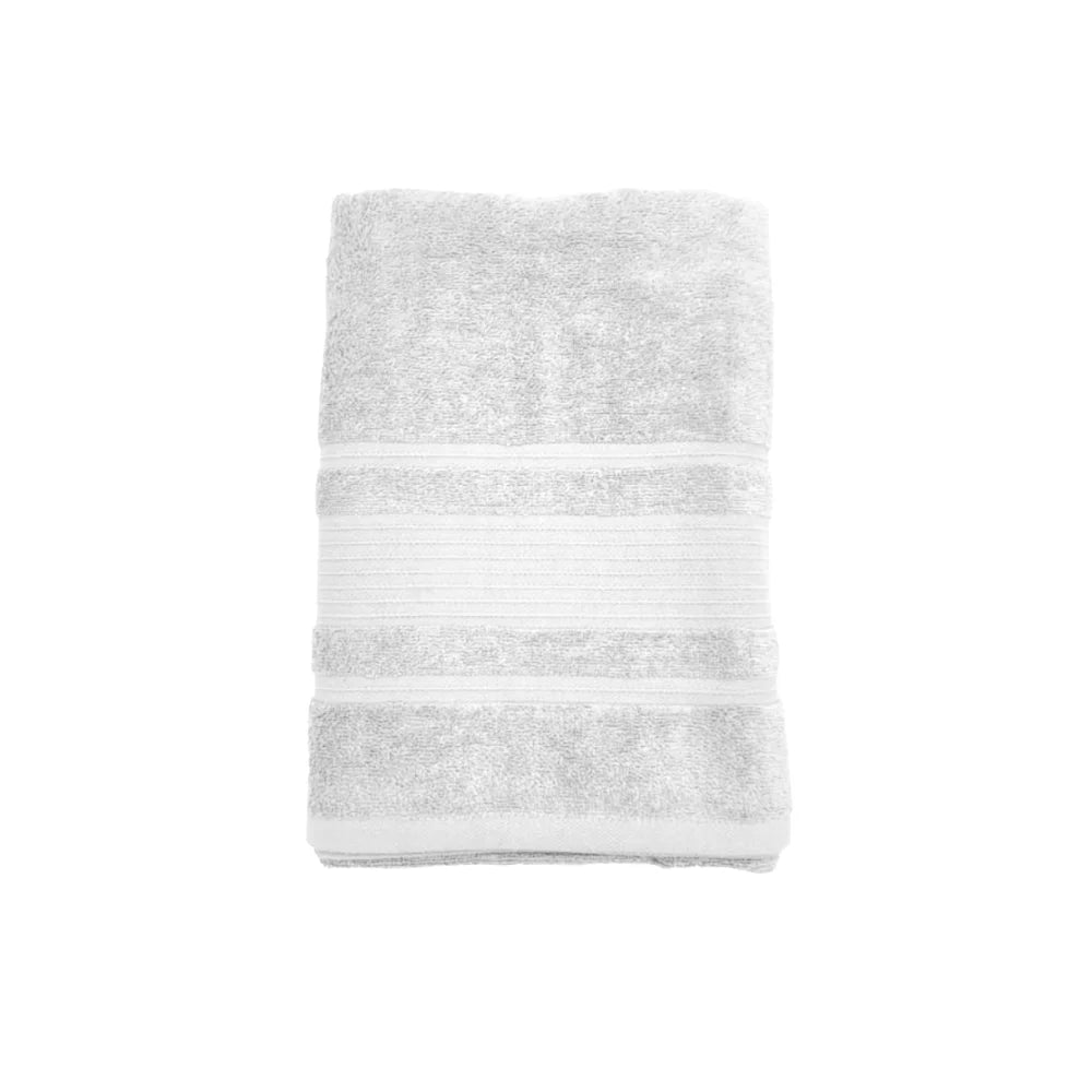 BYFT Home Aura Cotton Towel White Luxury - Soft, Absorbent, Quick-Dry, 550 GSM