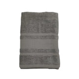 منشفة قطنية فاخرة رمادية من BYFT Home Aura - ناعمة، ماصة، سريعة الجفاف، 550 غرام/متر مربع