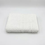 BYFT Home Aura | White Cotton Towel Sets - Soft, Absorbent, Quick-Dry | 550 GSM