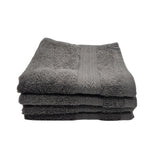 BYFT Home Essence | Grey Cotton Towel Sets - Soft, Absorbent, Quick-Dry | 550 GSM