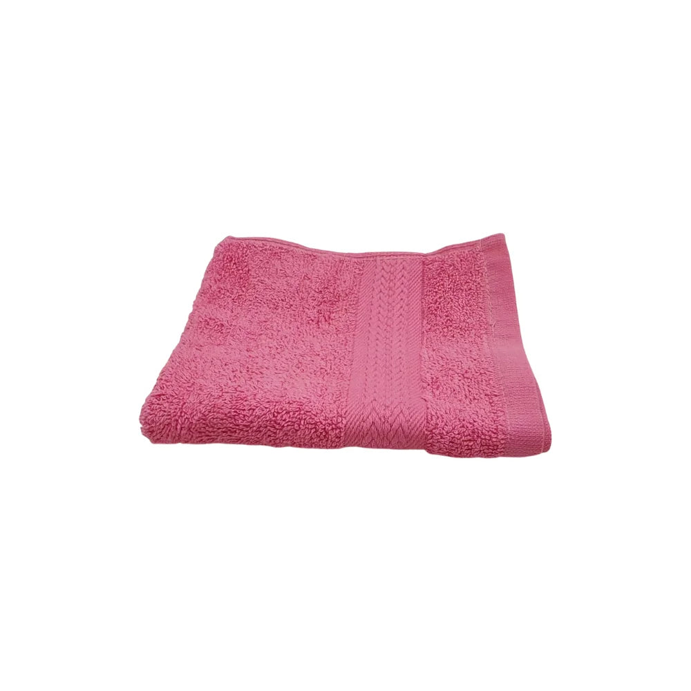 منشفة قطنية فاخرة وردية اللون من BYFT Home Essence - ناعمة، ماصة، سريعة الجفاف، 550 غرام/متر مربع