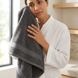 BYFT Home Essence 40 x 70 Cm Cotton Hand Towel - Soft, Absorbent, Quick-Dry | 550 GSM