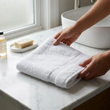 BYFT Home Essence 40 x 70 Cm Cotton Hand Towel - Soft, Absorbent, Quick-Dry | 550 GSM