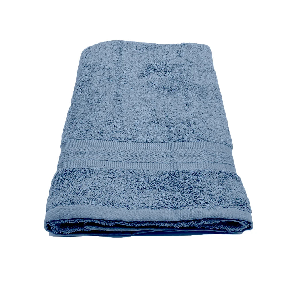 BYFT Home Essence Cotton Towel Blue Luxury - Soft, Absorbent, Quick-Dry, 550 GSM
