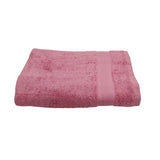 منشفة قطنية فاخرة وردية اللون من BYFT Home Essence - ناعمة، ماصة، سريعة الجفاف، 550 غرام/متر مربع