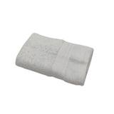 منشفة قطنية بيضاء فاخرة من BYFT Home Essence - ناعمة، ماصة، سريعة الجفاف، 550 غرام/متر مربع