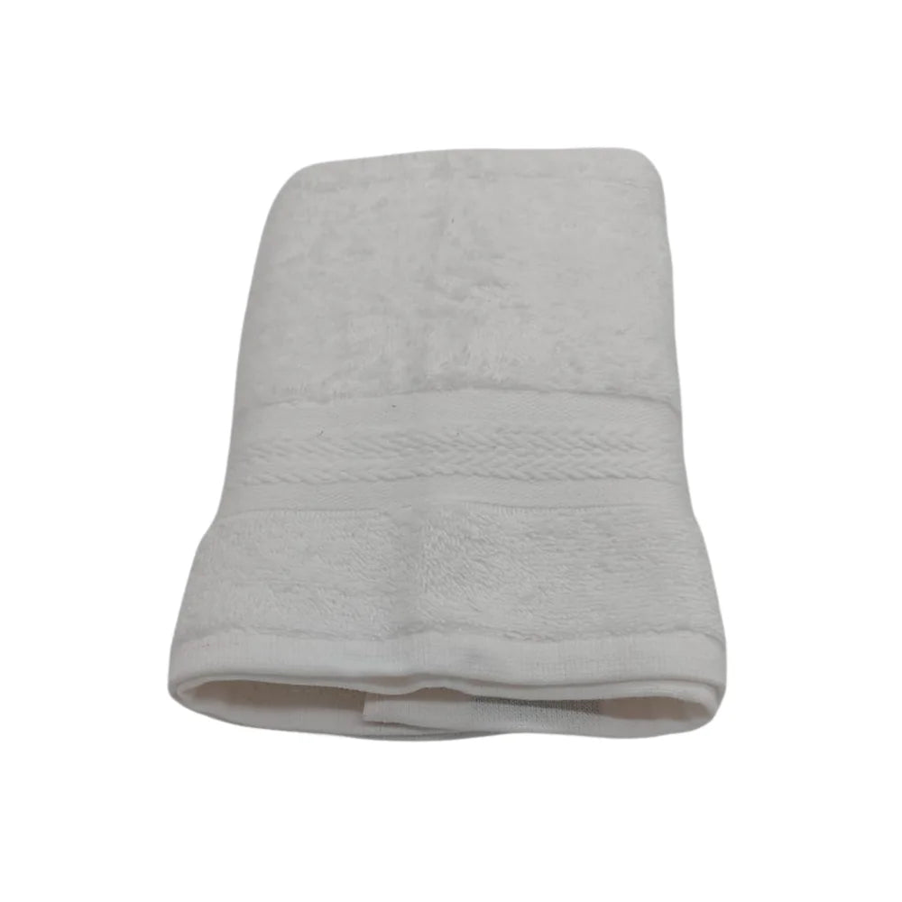 BYFT Home Essence | White Cotton Towel Sets - Soft, Absorbent, Quick-Dry | 550 GSM