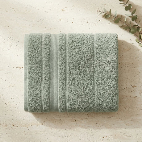BYFT Home Aura | Green Cotton Towel Sets - Soft, Absorbent, Quick-Dry | 550 GSM