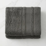 BYFT Home Aura | Grey Cotton Towel Sets - Soft, Absorbent, Quick-Dry | 550 GSM