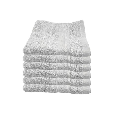 BYFT Home Essence | White Cotton Towel Sets - Soft, Absorbent, Quick-Dry | 550 GSM