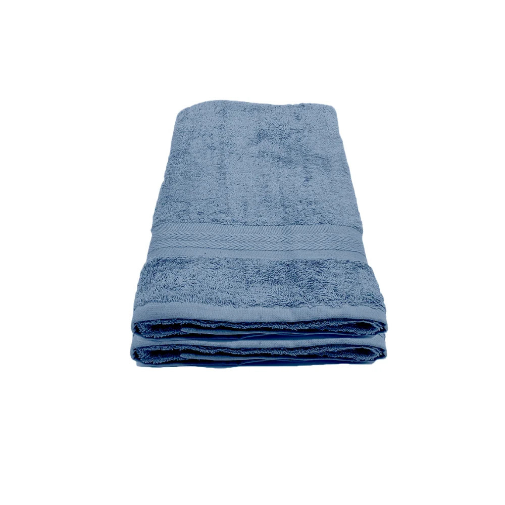 BYFT Home Essence Cotton Towel Blue Luxury - Soft, Absorbent, Quick-Dry, 550 GSM