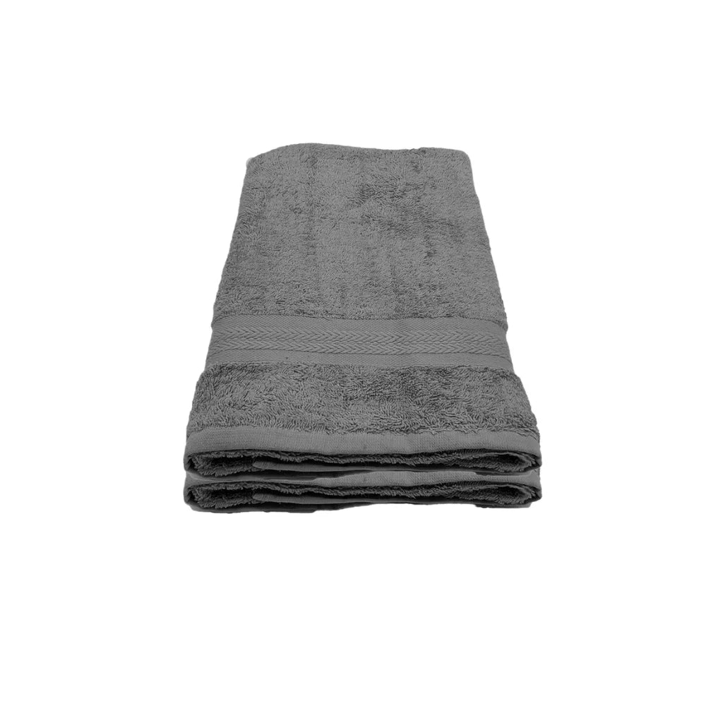 BYFT Home Essence | Grey Cotton Towel Sets - Soft, Absorbent, Quick-Dry | 550 GSM