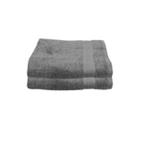 BYFT Home Essence | Grey Cotton Towel Sets - Soft, Absorbent, Quick-Dry | 550 GSM