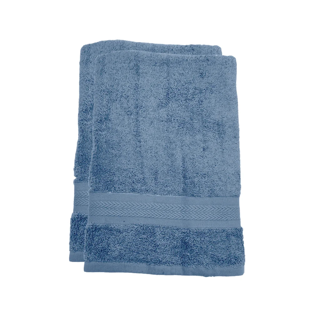 BYFT Home Essence | Blue Cotton Towel Sets - Soft, Absorbent, Quick-Dry | 550 GSM