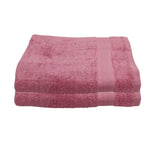 BYFT Home Essence | Pink Cotton Towel Sets - Soft, Absorbent, Quick-Dry | 550 GSM