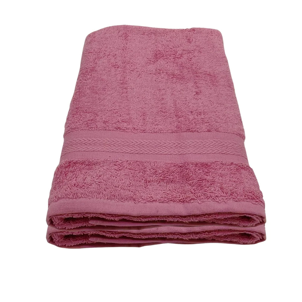 BYFT Home Essence | Pink Cotton Towel Sets - Soft, Absorbent, Quick-Dry | 550 GSM