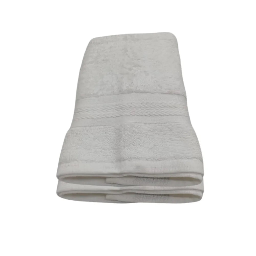 BYFT Home Essence | White Cotton Towel Sets - Soft, Absorbent, Quick-Dry | 550 GSM