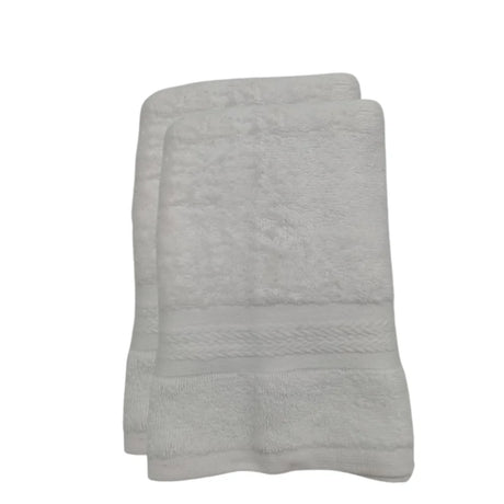 BYFT Home Essence | White Cotton Towel Sets - Soft, Absorbent, Quick-Dry | 550 GSM