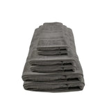 منشفة قطنية فاخرة رمادية من BYFT Home Aura - ناعمة، ماصة، سريعة الجفاف، 550 غرام/متر مربع