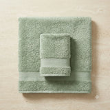 BYFT Home Aura | Green Cotton Towel Sets - Soft, Absorbent, Quick-Dry | 550 GSM