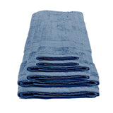 BYFT Home Essence | Blue Cotton Towel Sets - Soft, Absorbent, Quick-Dry | 550 GSM