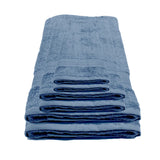 BYFT Home Essence | Blue Cotton Towel Sets - Soft, Absorbent, Quick-Dry | 550 GSM