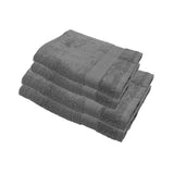 BYFT Home Essence Cotton Towel Grey Luxury - Soft, Absorbent, Quick-Dry, 550 GSM
