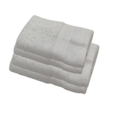 BYFT Home Essence | White Cotton Towel Sets - Soft, Absorbent, Quick-Dry | 550 GSM