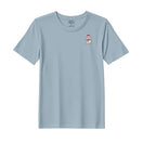 BYFT Threads Embroidered For You Christmas - Classic Snowman with Red Scarf Designed T-Shirts