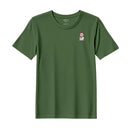 BYFT Threads Embroidered For You Christmas - Classic Snowman with Red Scarf Designed T-Shirts