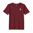 BYFT Threads Embroidered For You Christmas - Classic Snowman with Red Scarf Designed T-Shirts