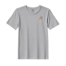 BYFT Threads Embroidered For You Christmas - Leaping Reindeer with Snowflakes Designed T-Shirts
