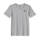 BYFT Threads Embroidered For You Christmas - Merry Christmas Holly Wreath Arc Designed T-Shirts