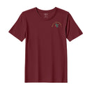 BYFT Threads Embroidered For You Christmas - Merry Christmas Holly Wreath Arc Designed T-Shirts