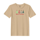 BYFT Threads Embroidered For You Christmas - Merry Christmas Trees (4 Styles) Designed T-Shirts