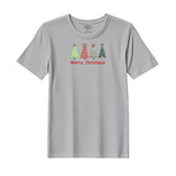 BYFT Threads Embroidered For You Christmas - Merry Christmas Trees (4 Styles) Designed T-Shirts