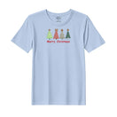 BYFT Threads Embroidered For You Christmas - Merry Christmas Trees (4 Styles) Designed T-Shirts