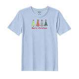 BYFT Threads Embroidered For You Christmas - Merry Christmas Trees (4 Styles) Designed T-Shirts