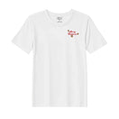 BYFT Threads Embroidered For You Christmas - Merry Christmas with Snowflakes Designed T-Shirts