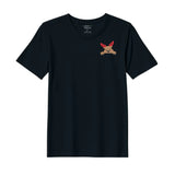 BYFT Threads Embroidered For You Christmas - Peeking Reindeer Designed T-Shirts
