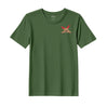 BYFT Threads Embroidered For You Christmas - Peeking Reindeer Designed T-Shirts