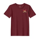 BYFT Threads Embroidered For You Christmas - Peeking Reindeer Designed T-Shirts