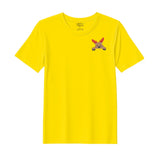 BYFT Threads Embroidered For You Christmas - Peeking Reindeer Designed T-Shirts