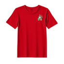 BYFT Threads Embroidered For You Christmas - Penguin Gift Box Designed T-Shirts
