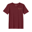 BYFT Threads Embroidered For You Christmas - Reindeer Face Designed T-Shirts
