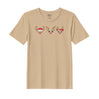 BYFT Threads Embroidered For You Christmas - Reindeer Face Trio Designed T-Shirts