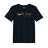 BYFT Threads Embroidered For You Christmas - Reindeer Face Trio Designed T-Shirts