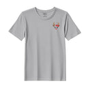 BYFT Threads Embroidered For You Christmas - Reindeer Face with Bow Designed T-Shirts