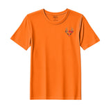 BYFT Threads Embroidered For You Christmas - Reindeer Face with Bow Designed T-Shirts